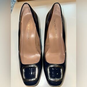 Franco Sarto Navy Ursa Patent Pumps Size 7.5